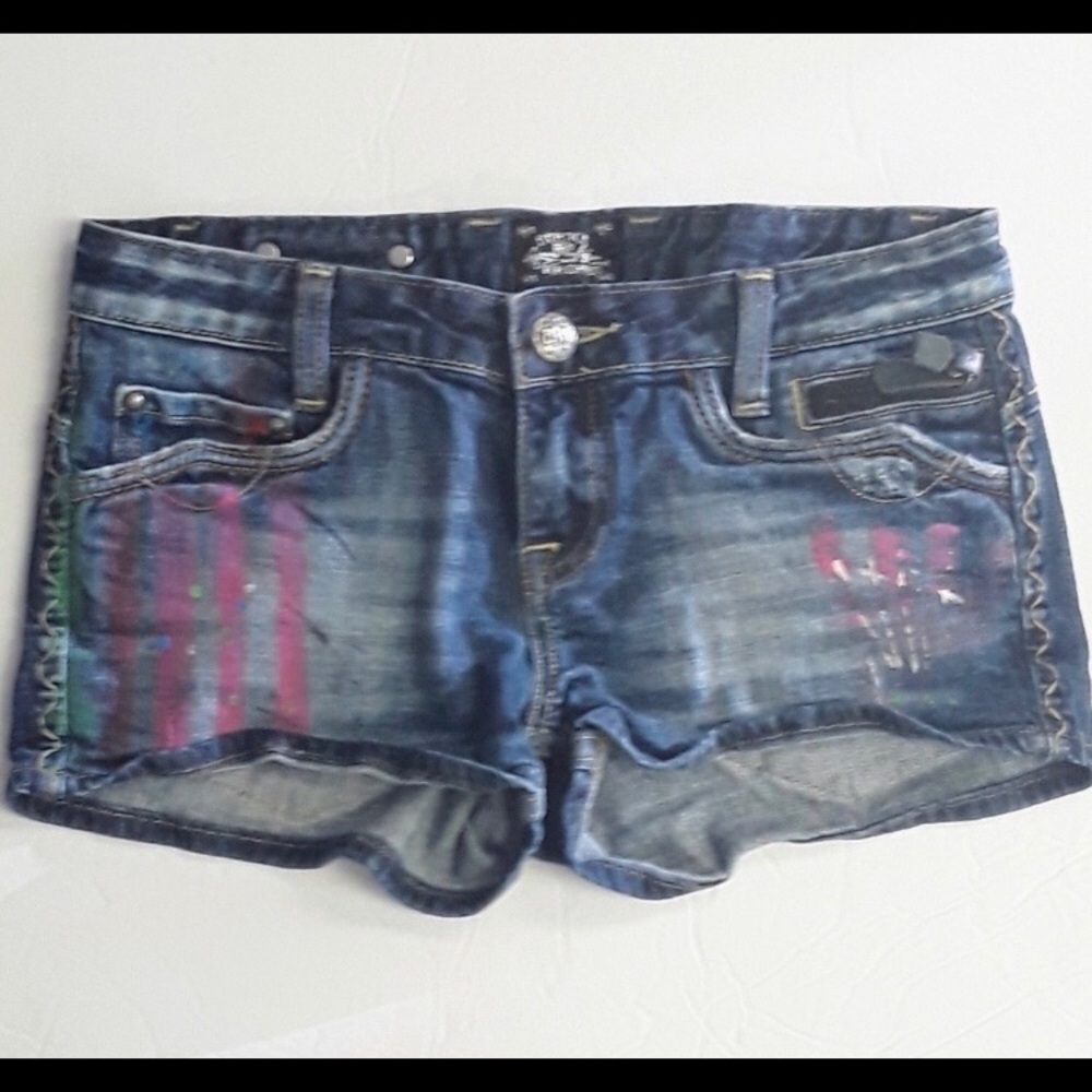 Express denim shorts